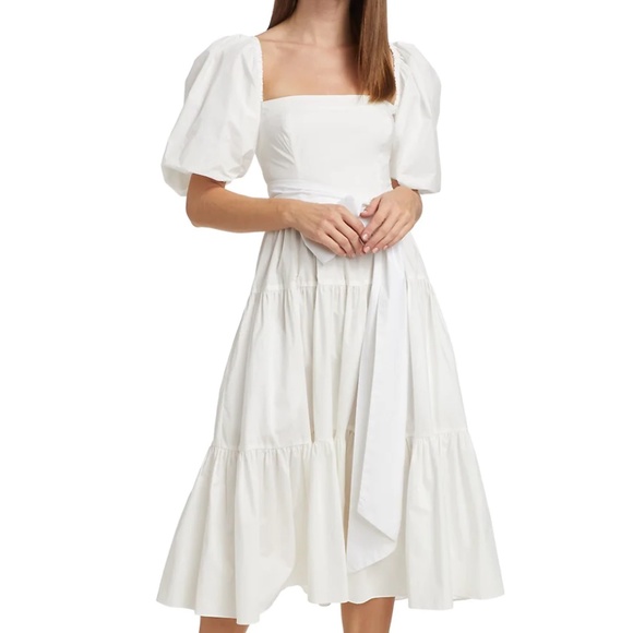 Cara Cara Sydney Puff-Sleeve Belted Dress - Picture 6 of 7